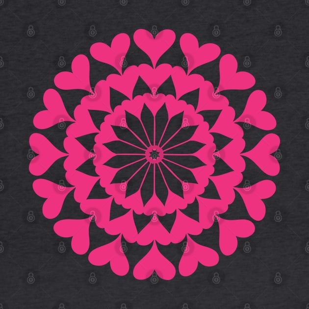 Mandala Hearts by Cds Design Store